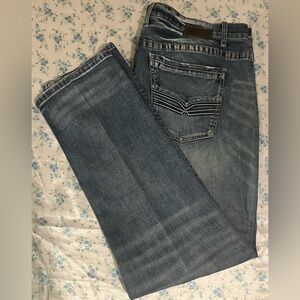 BKE Straight Leg Denim Jeans - Blue